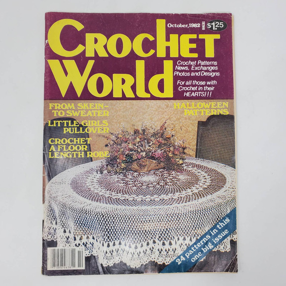 Crochet Knit for Girls and Dolls Afghans Ponchos Patterns Skein Project Magazine - Picture 5 of 7